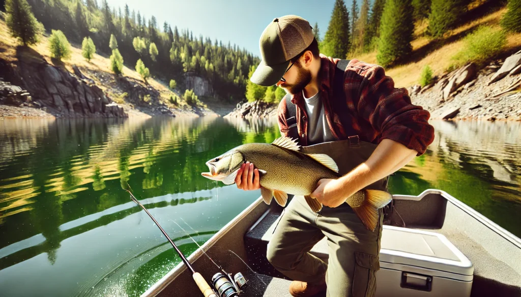 Devil in the Ozarks True Story: Fact, Legend, and Cast Details 1 Devil in the Ozarks fishing scene