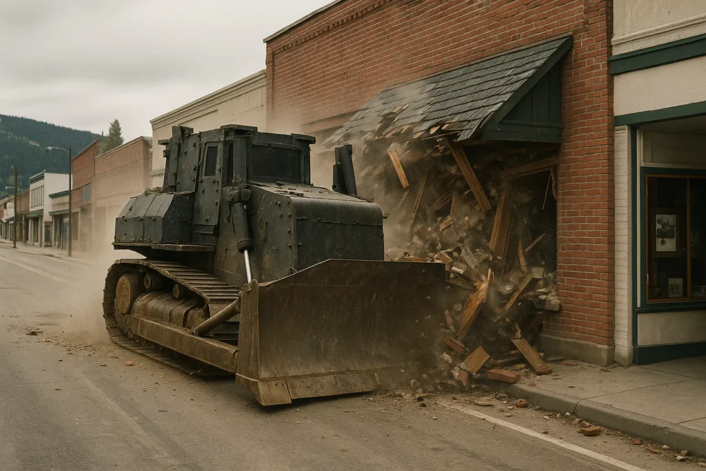 Killdozer bulldozer rampage in Colorado town