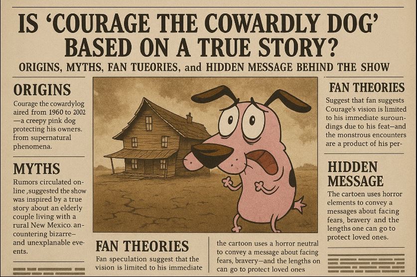 Courage the Cowardly Dog eerie farmhouse in desert