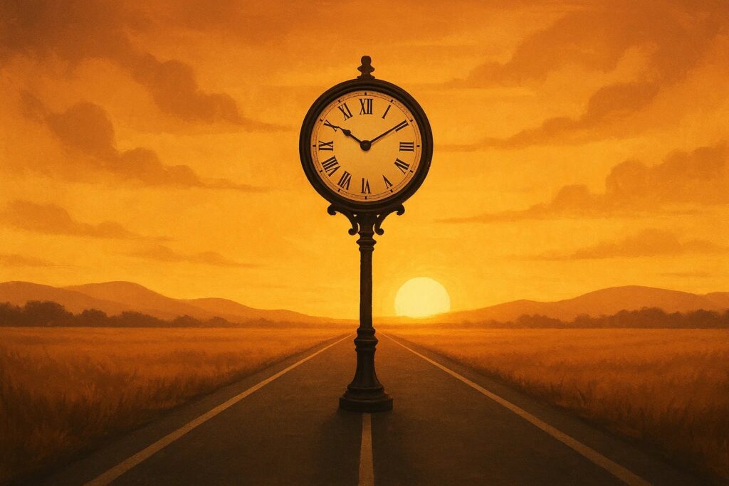 A Long Time Coming Meaning Explained: Use, Songs, and More 1 Symbolic scene of time, patience, and long-awaited change