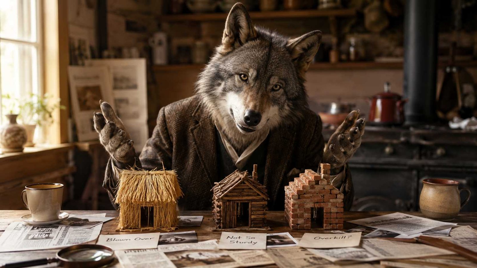 The True Story Of The Three Little Pigs Wolf Perspective