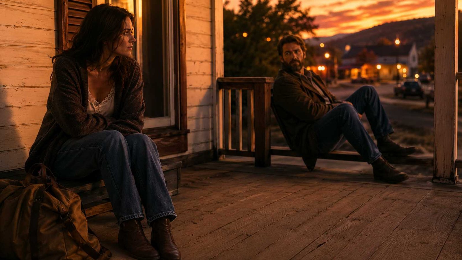 Naomi and Knox reflecting on their complicated relationship in Things We Never Got Over.