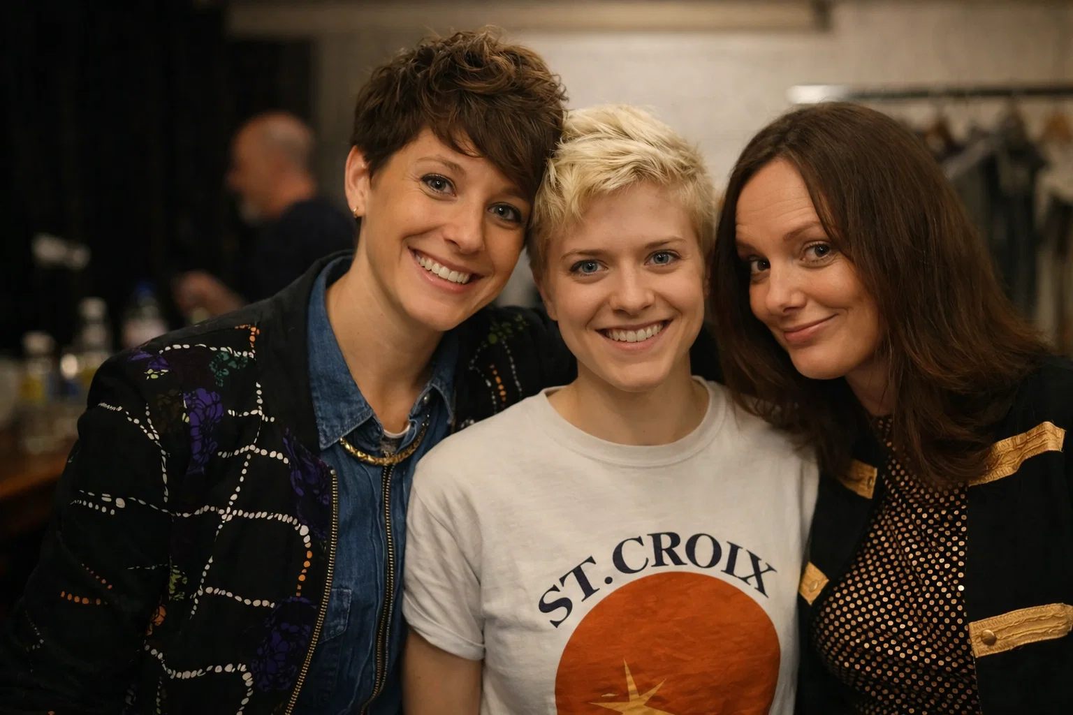 Suzi Ruffell and Alice Storey together discussing their family and baby news