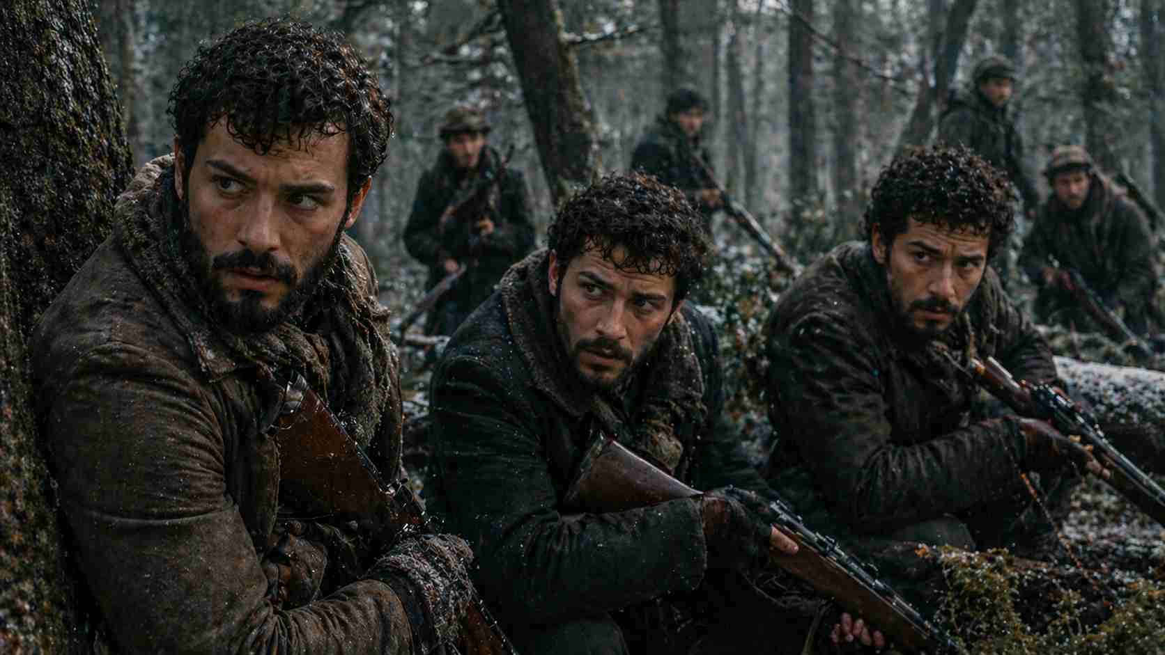 Bielski brothers leading Jewish resistance fighters in forest during Defiance true story