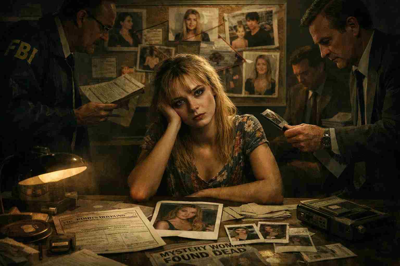 Girl In The Picture true story documentary scene showing mystery identity case