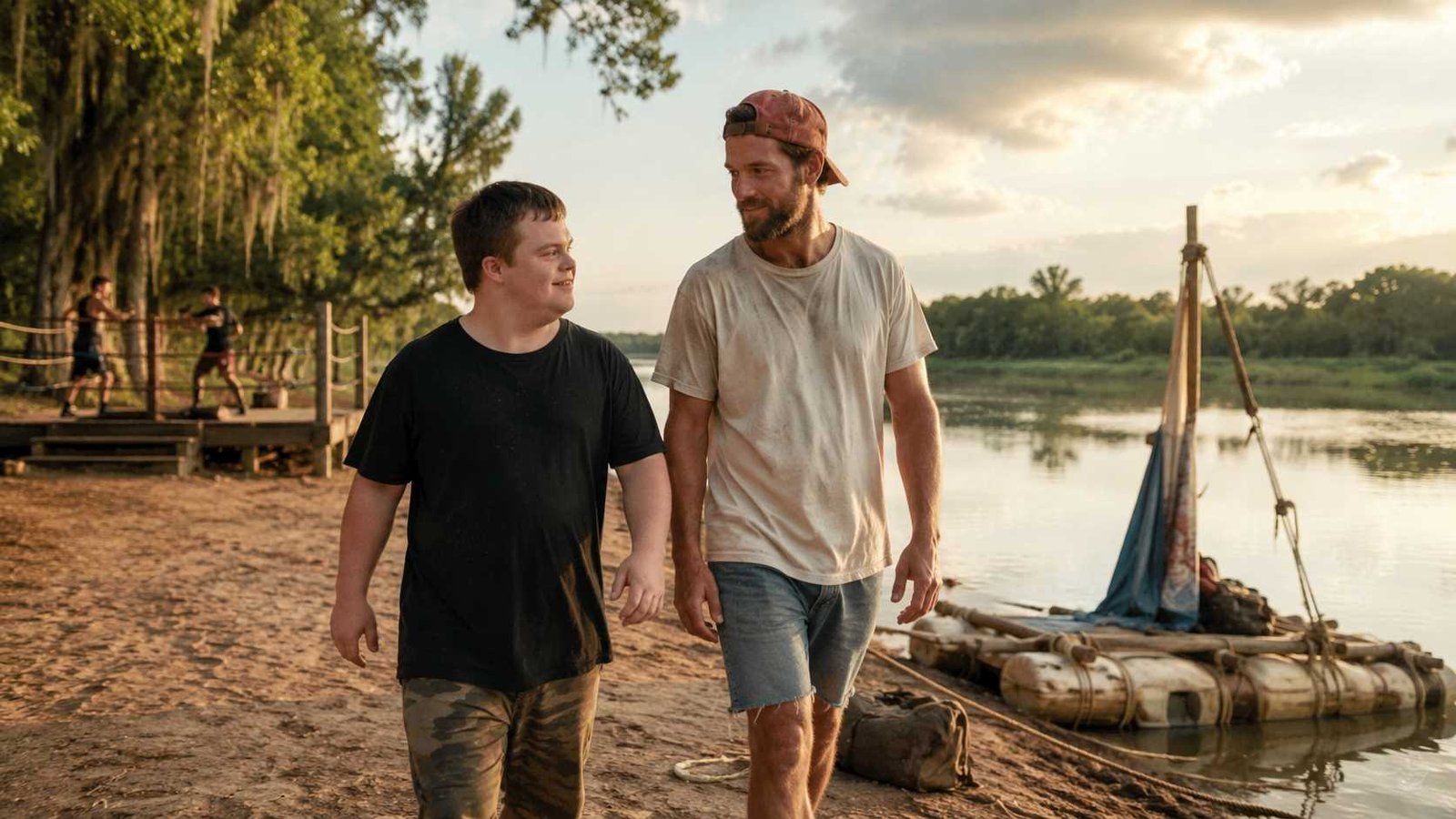 River journey reflecting Zack Gottsagen’s real-life influence on the film