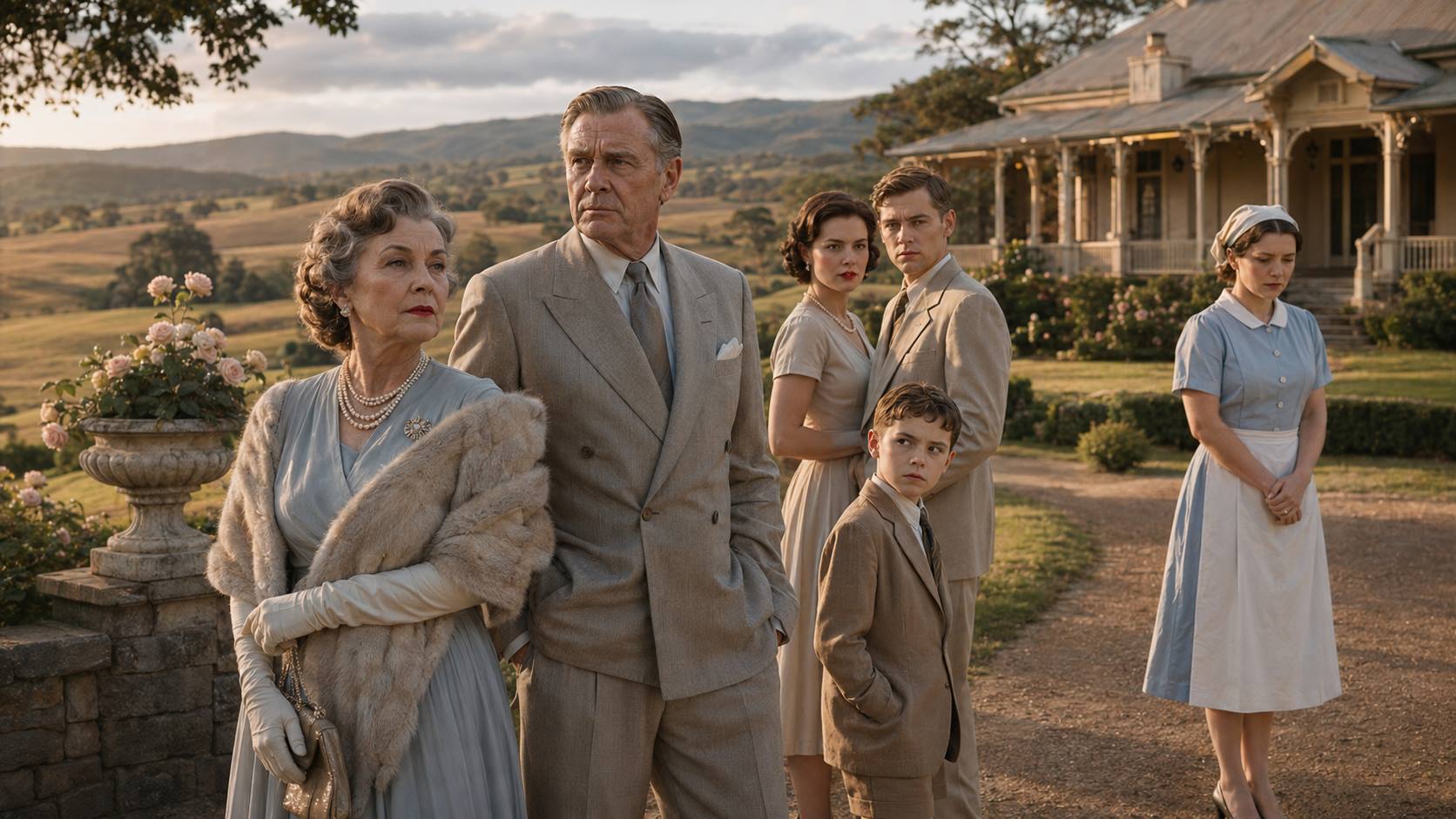 A Place To Call Home cast real life story with 1950s family drama atmosphere