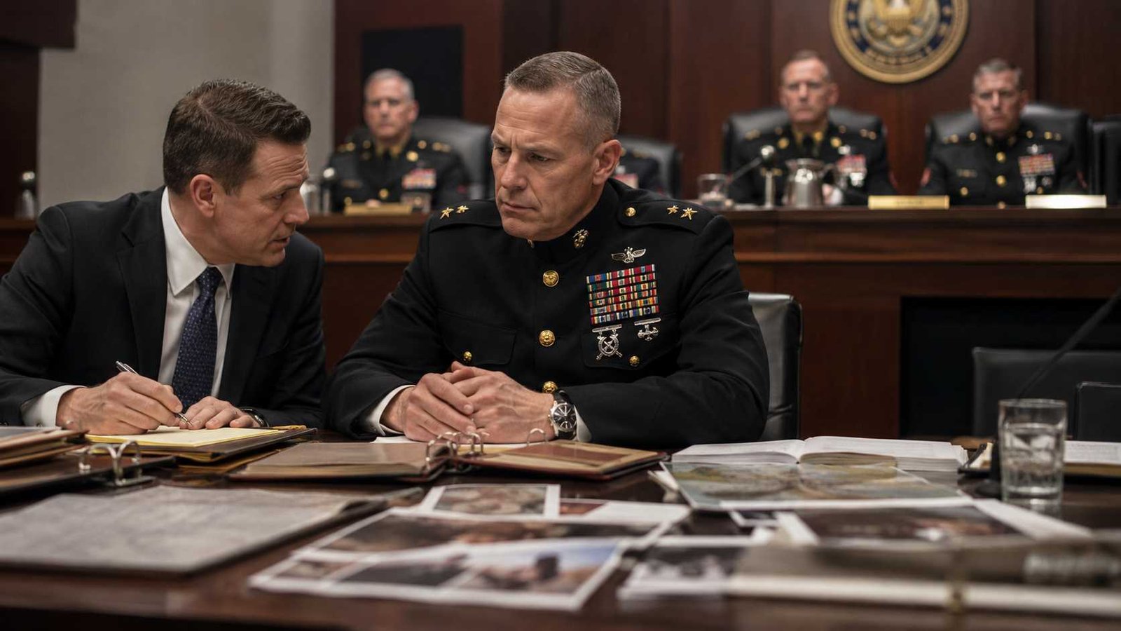 Col Terry Childers True Story illustrated through a fictional Marine court-martial hearing