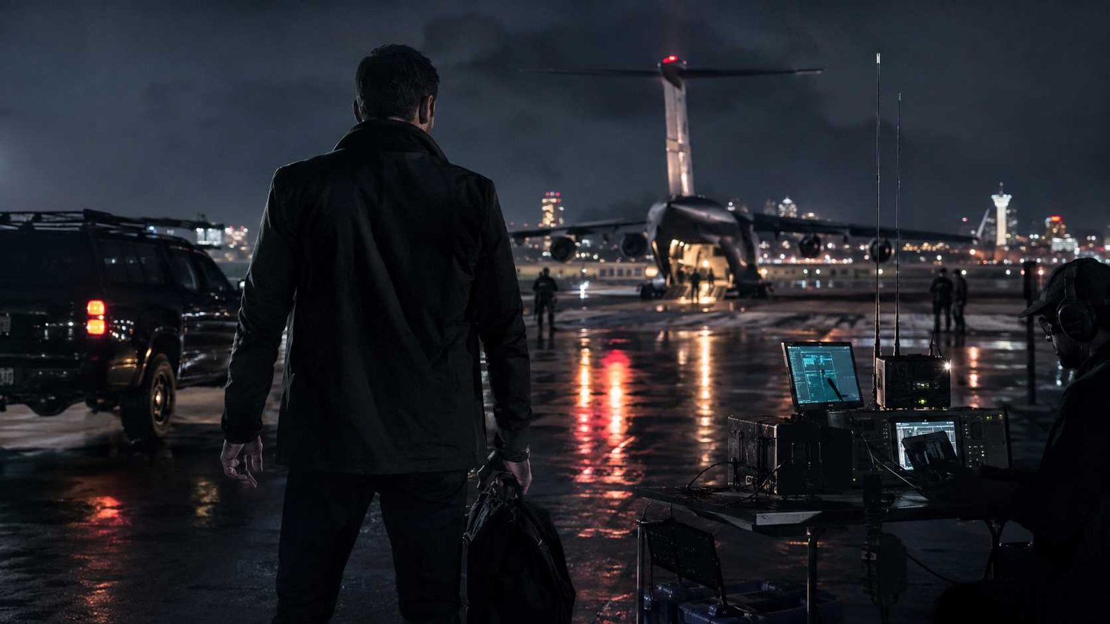 Is There A Sequel To Mile 22 visual showing an unresolved spy mission and possible Part 2.