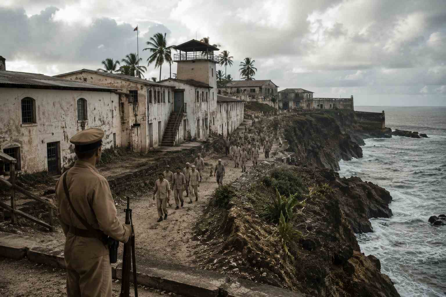 Historic Devil’s Island prison colony from the Papillon true story