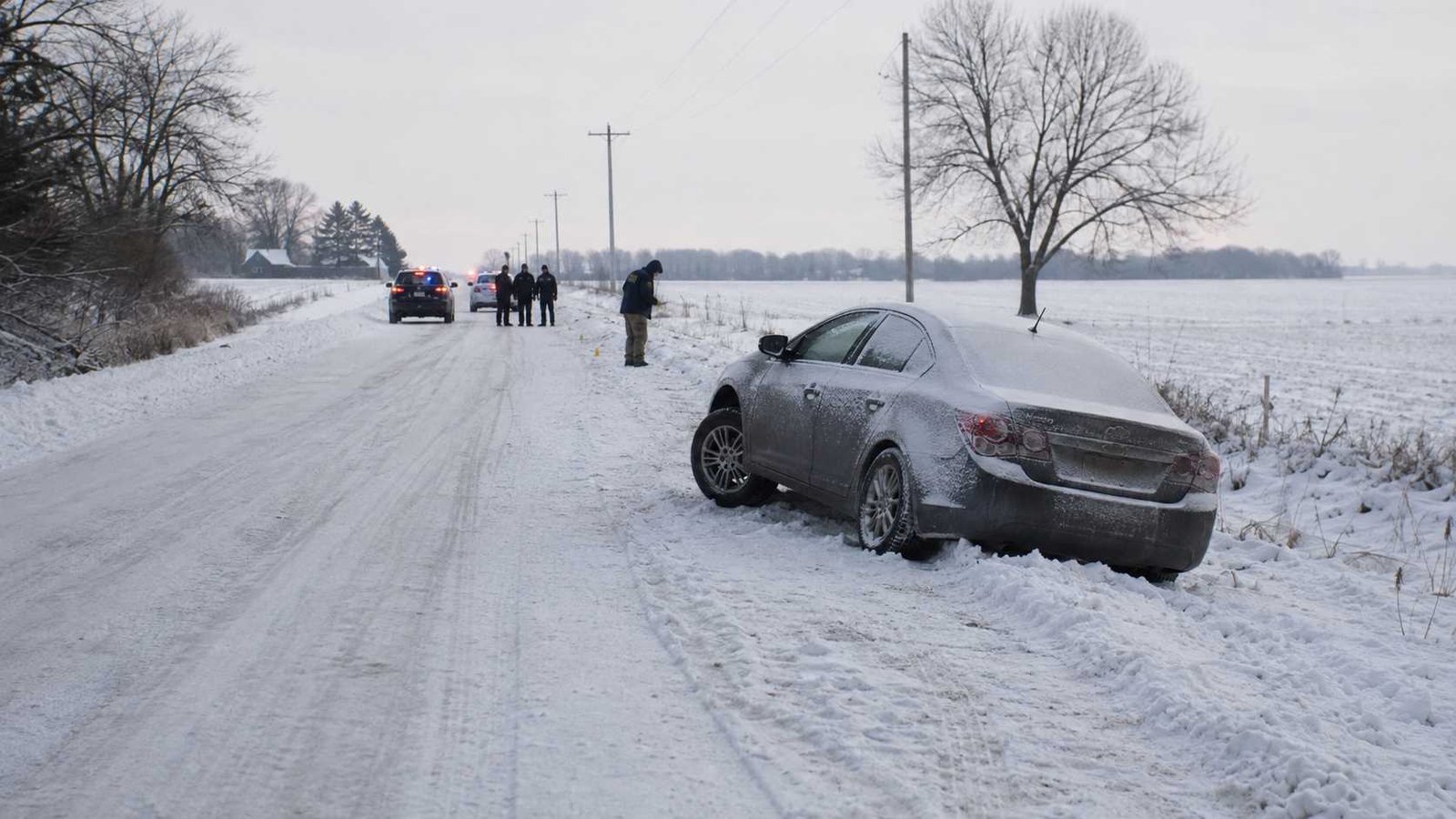 Fargo movie true story investigation on a snowy Minnesota road