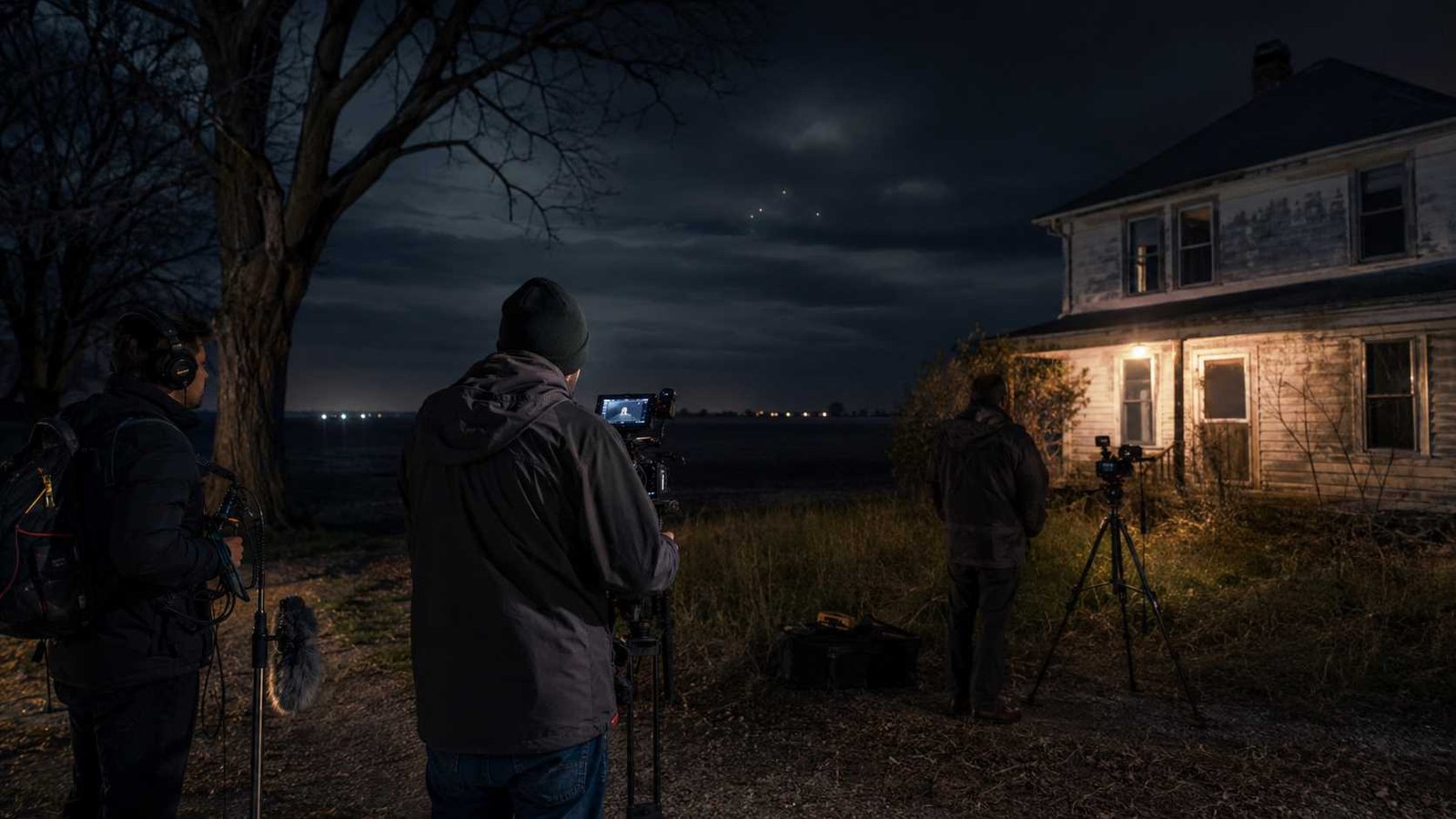 Holes in the Sky true story investigation at a rural house linked to an alleged alien encounter.