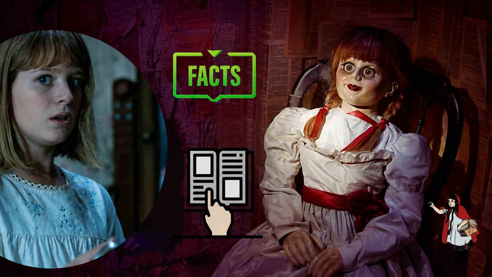 Comparison between the real Annabelle Raggedy Ann doll and the movie version